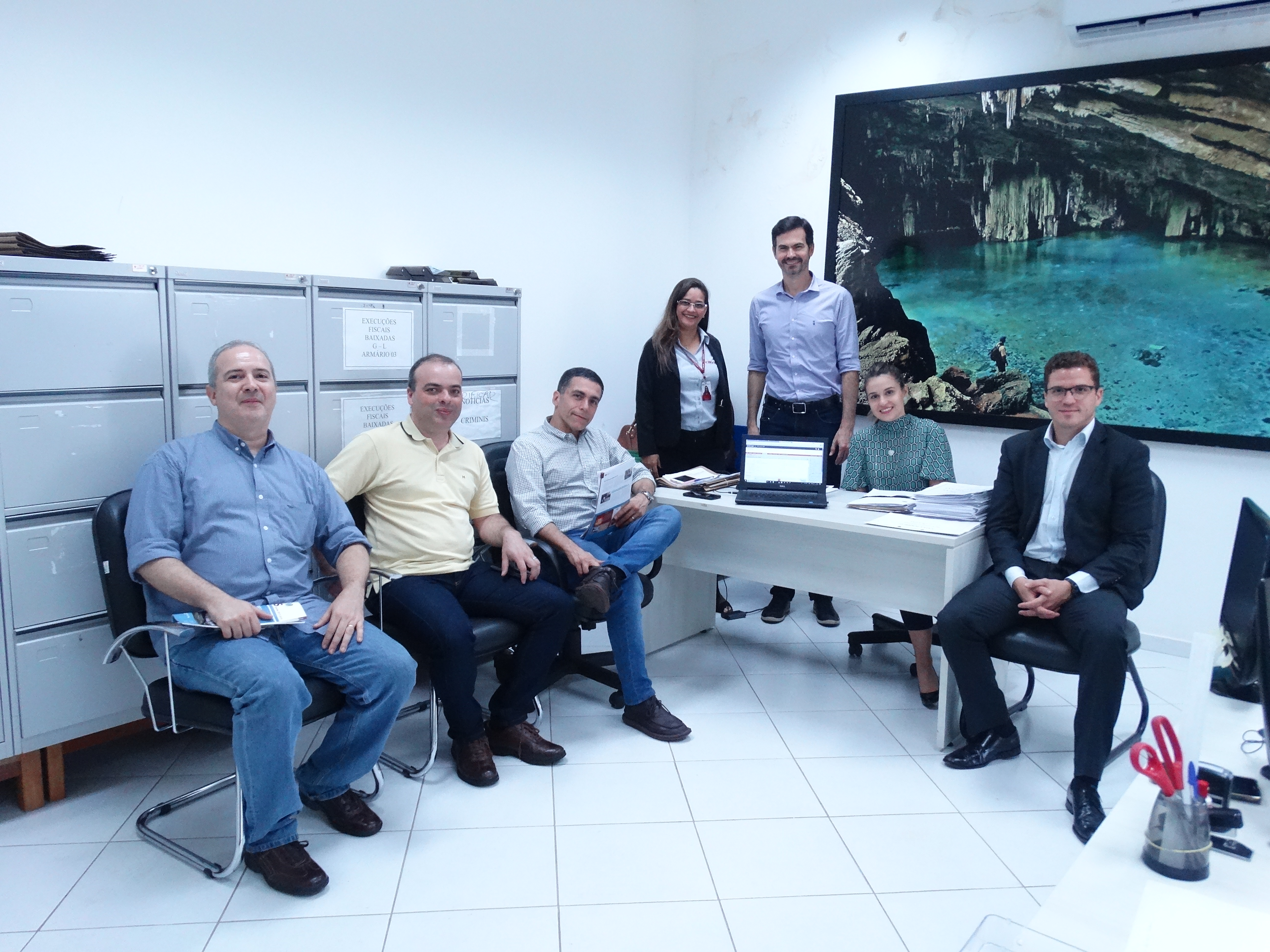 Conselheiros do Rio de Janeiro em visita à sede do CRO-MT
