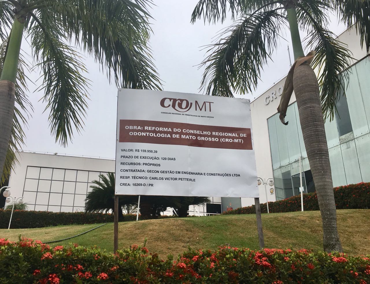 Em julho de 2018, é iniciada uma reforma nas estruturas do CRO-MT