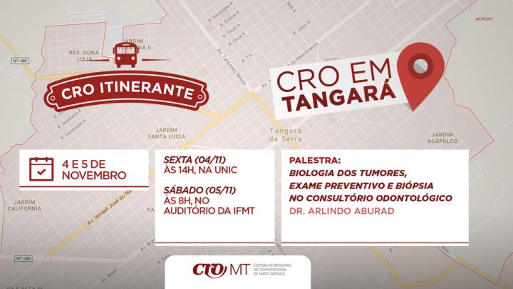 CRO Itinerante - Tangará da Serra MT